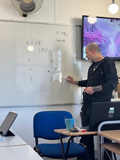 授業の様子。